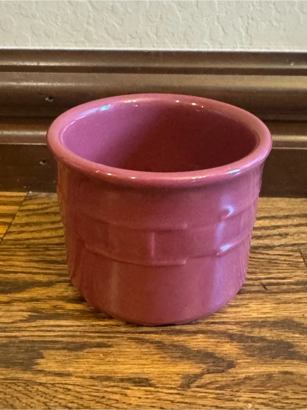 Longaberger Paprika 1 pint Croc and Lidded Sugar Bowl Woven Traditions